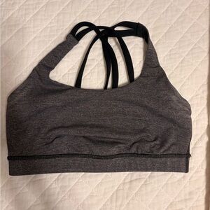 Lululemon Gray Sports Bra. Size 6.
